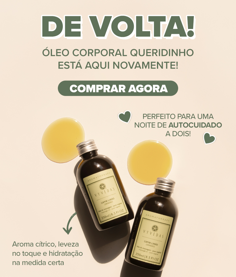 Óleo massagem voltou